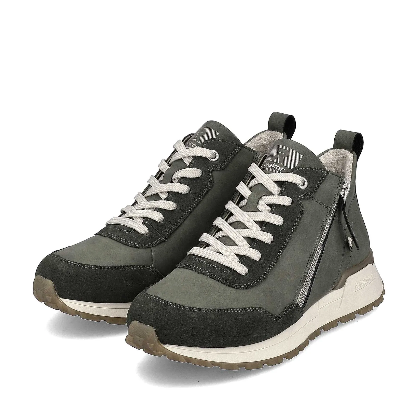 Rieker Women'S Sneaker High Leaf Green