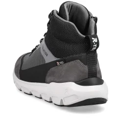Rieker Women'S Sneaker High Stone-Grey Ocean-Blue