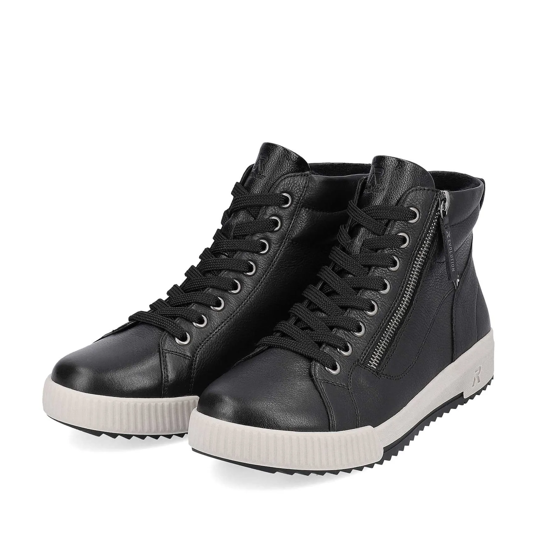 Rieker Women'S Sneaker High Steel Black