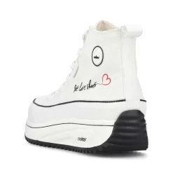 Rieker Women'S Sneaker High Ice White