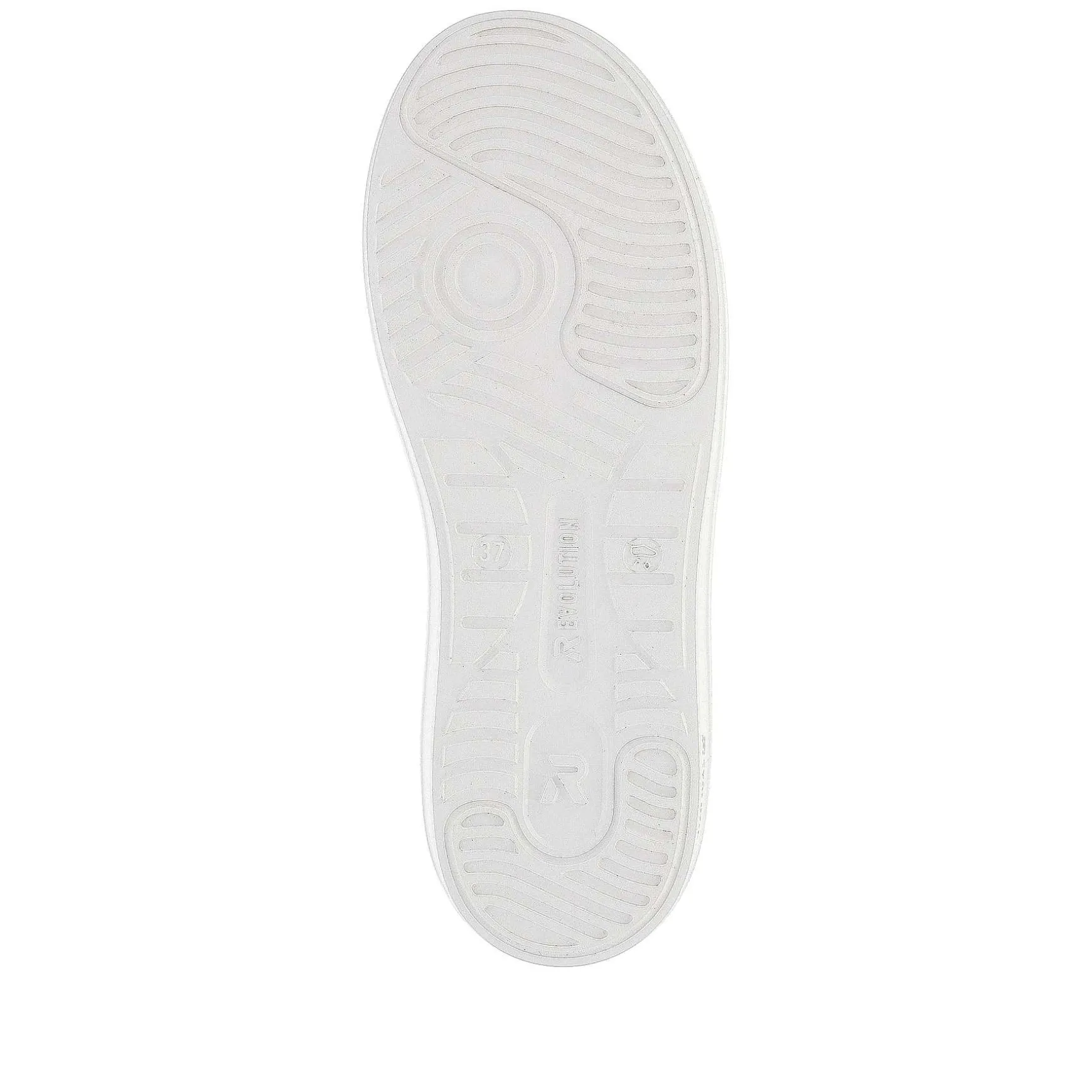 Rieker Women'S Sneaker Low Pearl-White Copper-Metallic