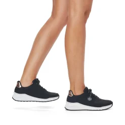 Rieker Women'S Sneaker Low Night Black