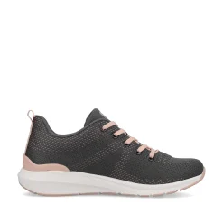 Rieker Women'S Sneaker Low Graphite Grey