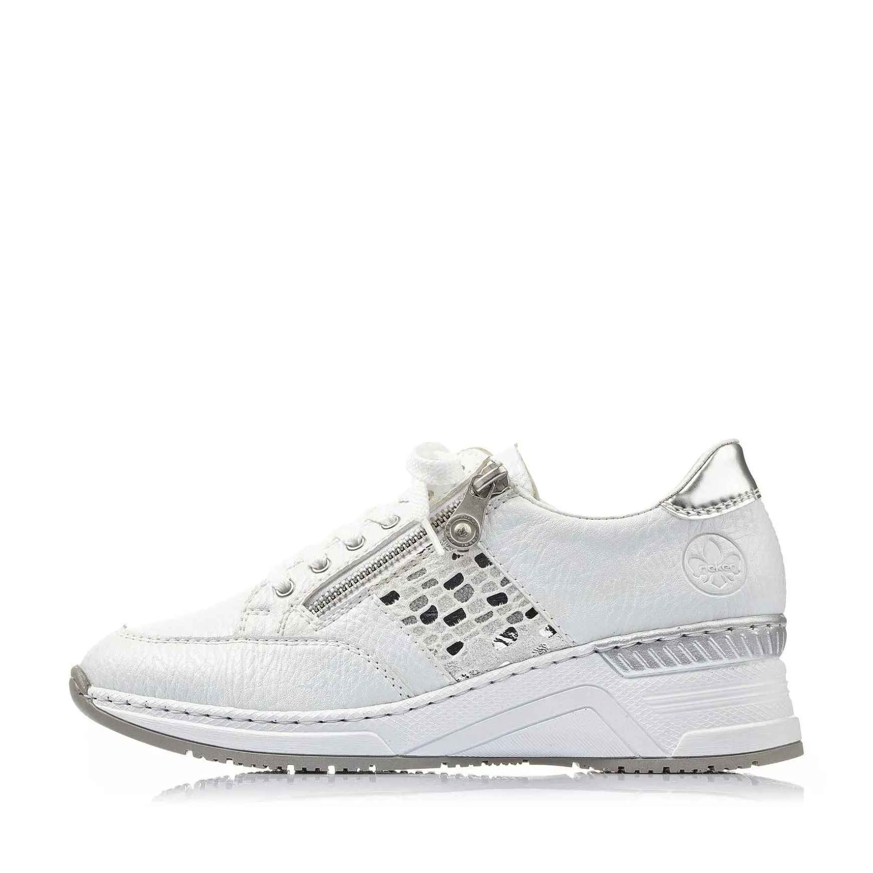 Rieker Women'S Sneaker Low Swan White