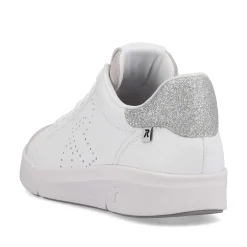 Rieker Women'S Sneaker Low Swan-White Beige