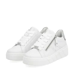 Rieker Women'S Sneaker Low Clear White