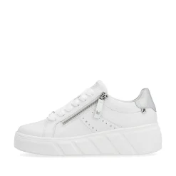 Rieker Women'S Sneaker Low Clear White
