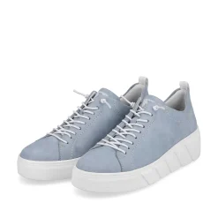 Rieker Women'S Sneaker Low Light Summer Blue