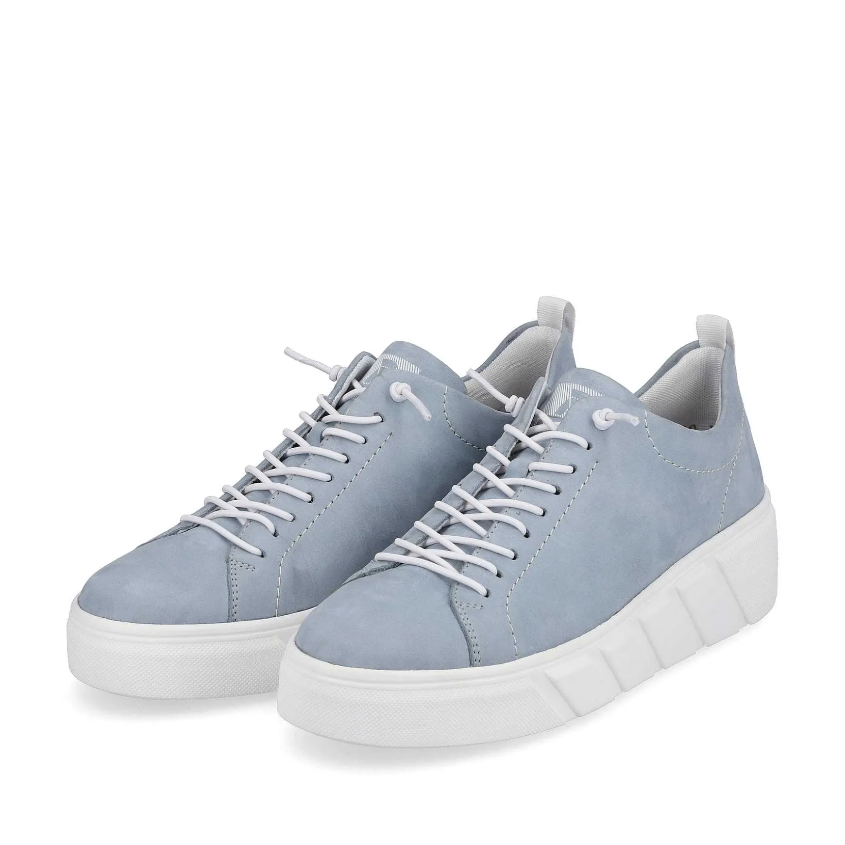 Rieker Women'S Sneaker Low Light Summer Blue
