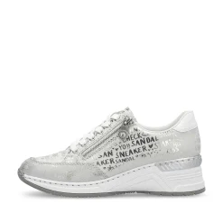 Rieker Women'S Sneaker Low Light Beige