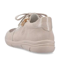 Rieker Women'S Sneaker Low Cream Beige