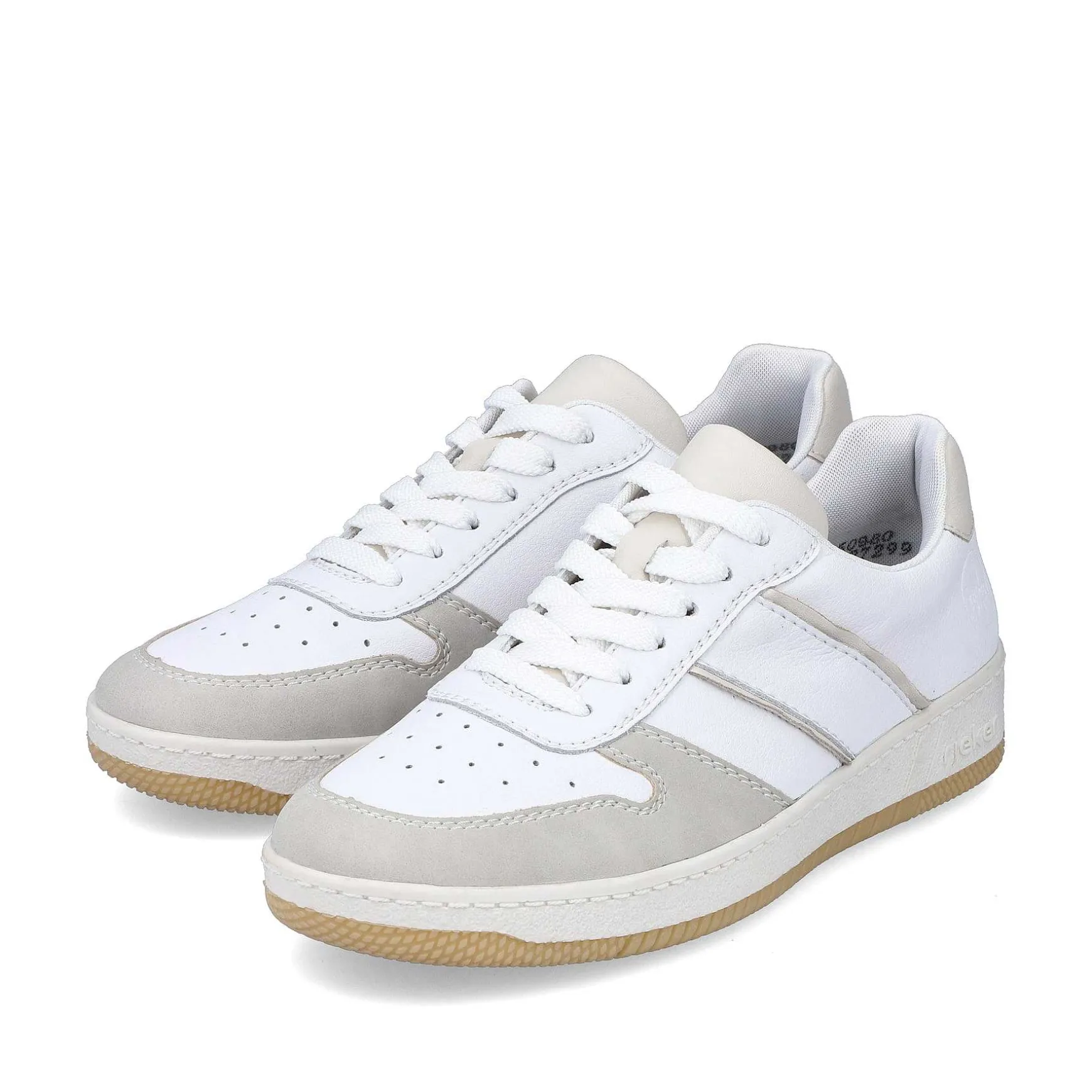 Rieker Women'S Sneaker Low Swan White
