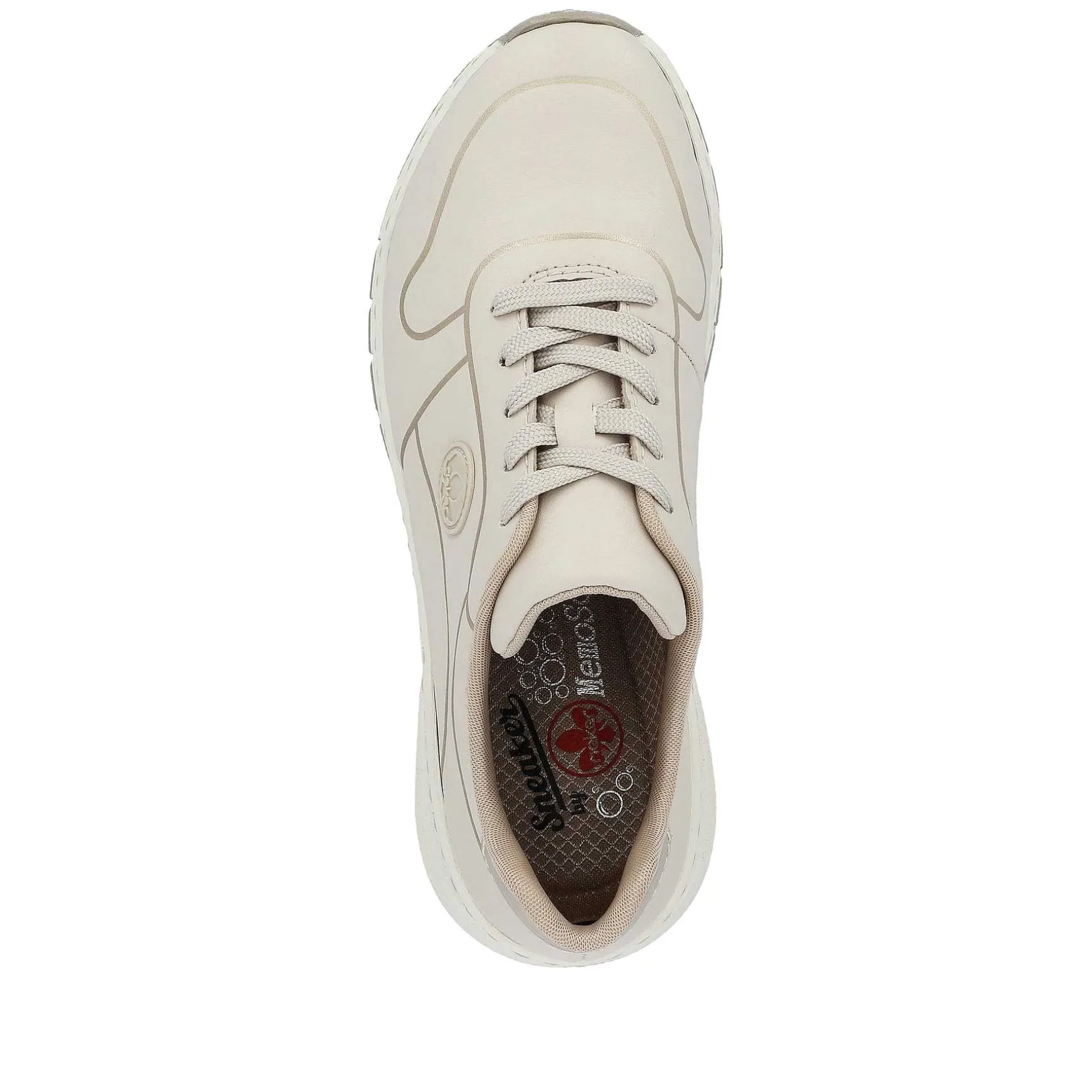 Rieker Women'S Sneaker Low Light Beige