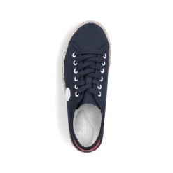 Rieker Women'S Sneaker Low Steel Blue