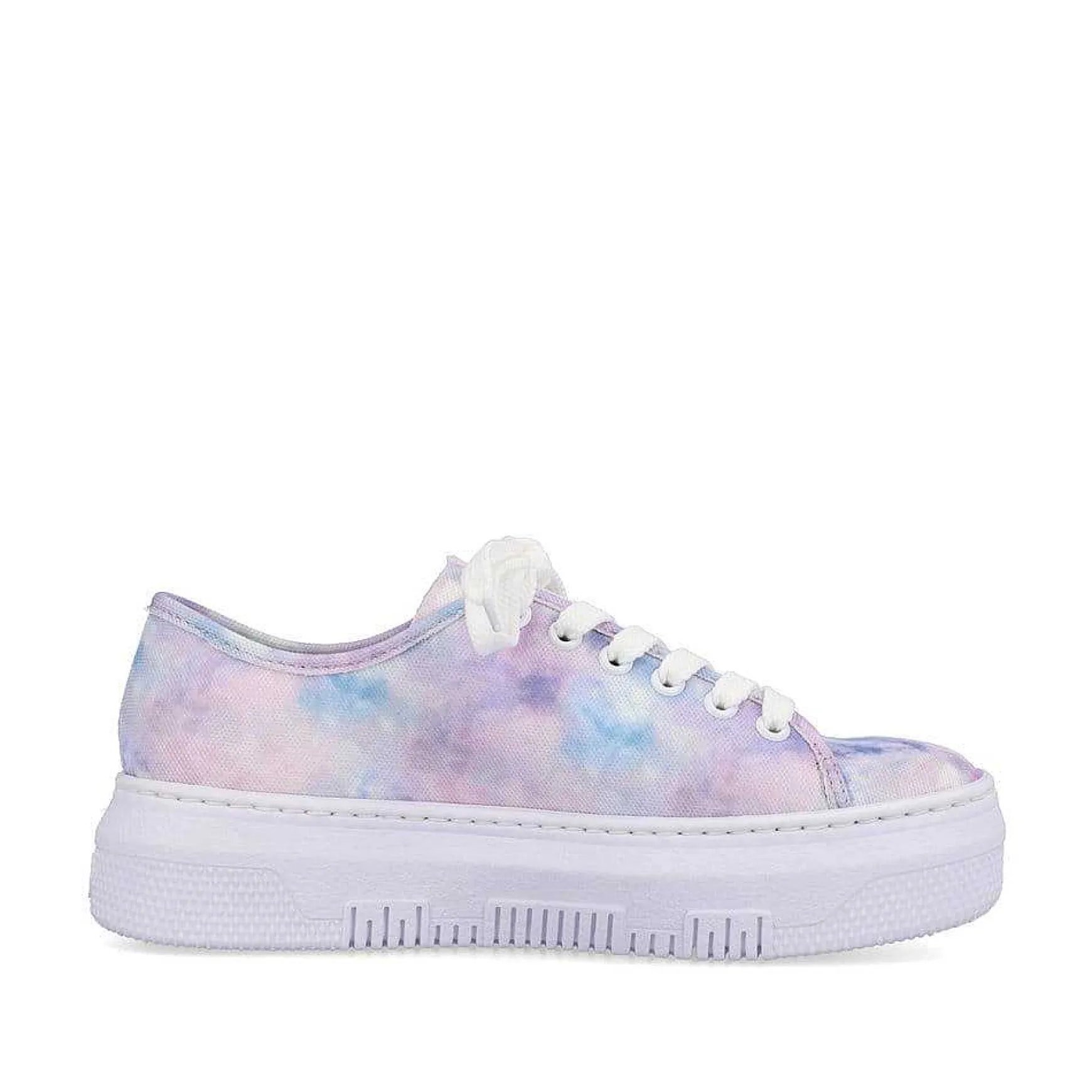 Rieker Women'S Sneaker Low Multi-Crystal White
