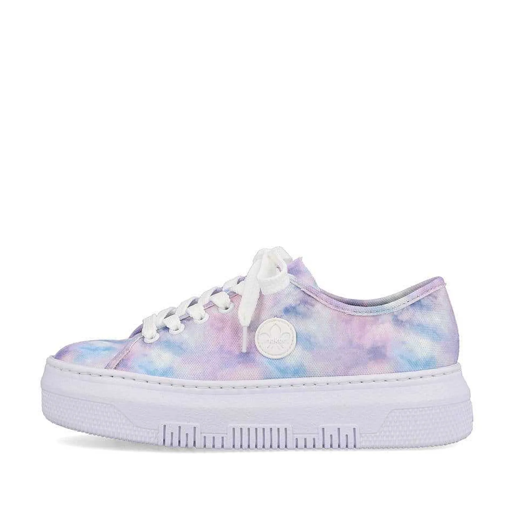 Rieker Women'S Sneaker Low Multi-Crystal White