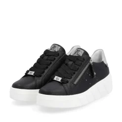 Rieker Women'S Sneaker Low Diamond Black
