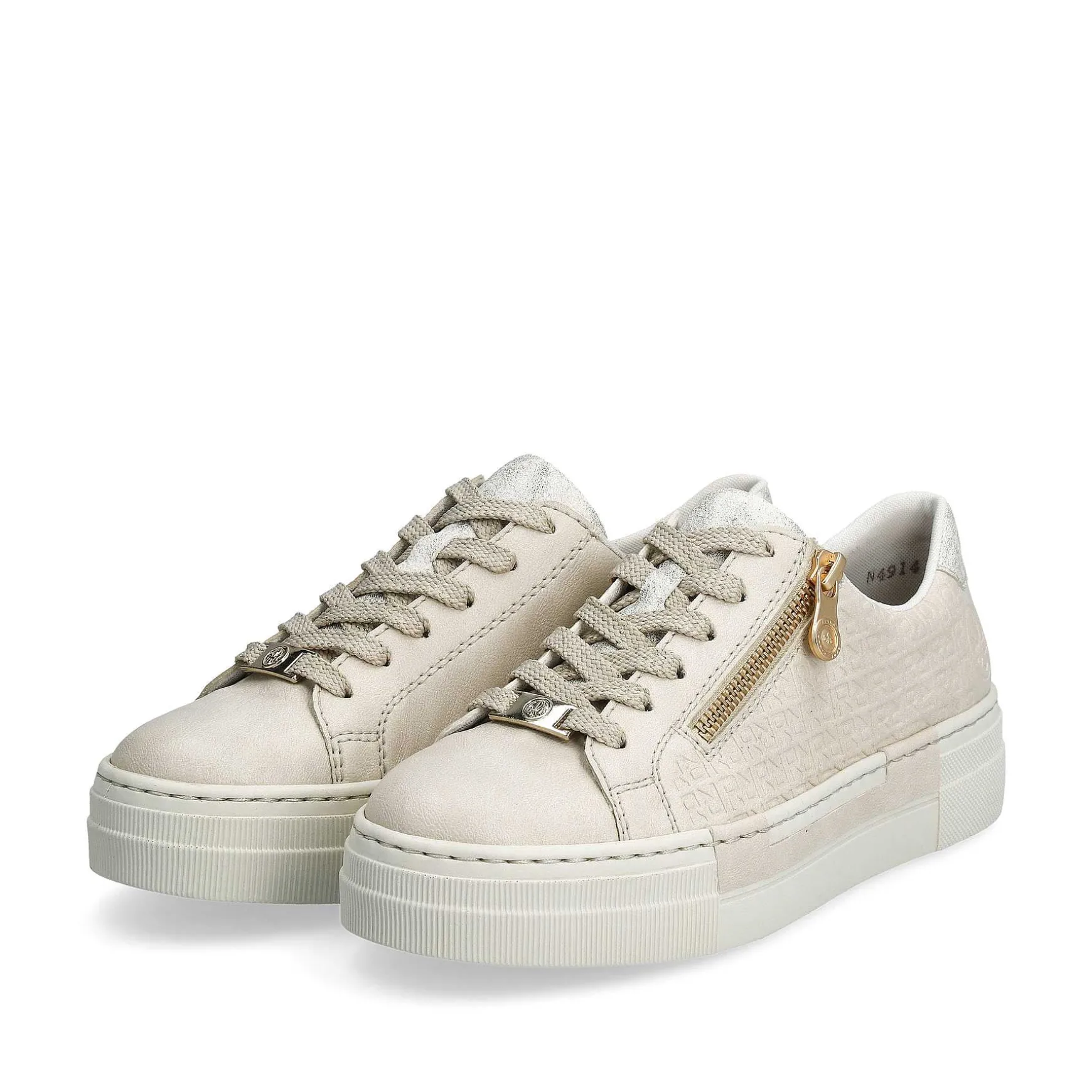 Rieker Women'S Sneaker Low Old White