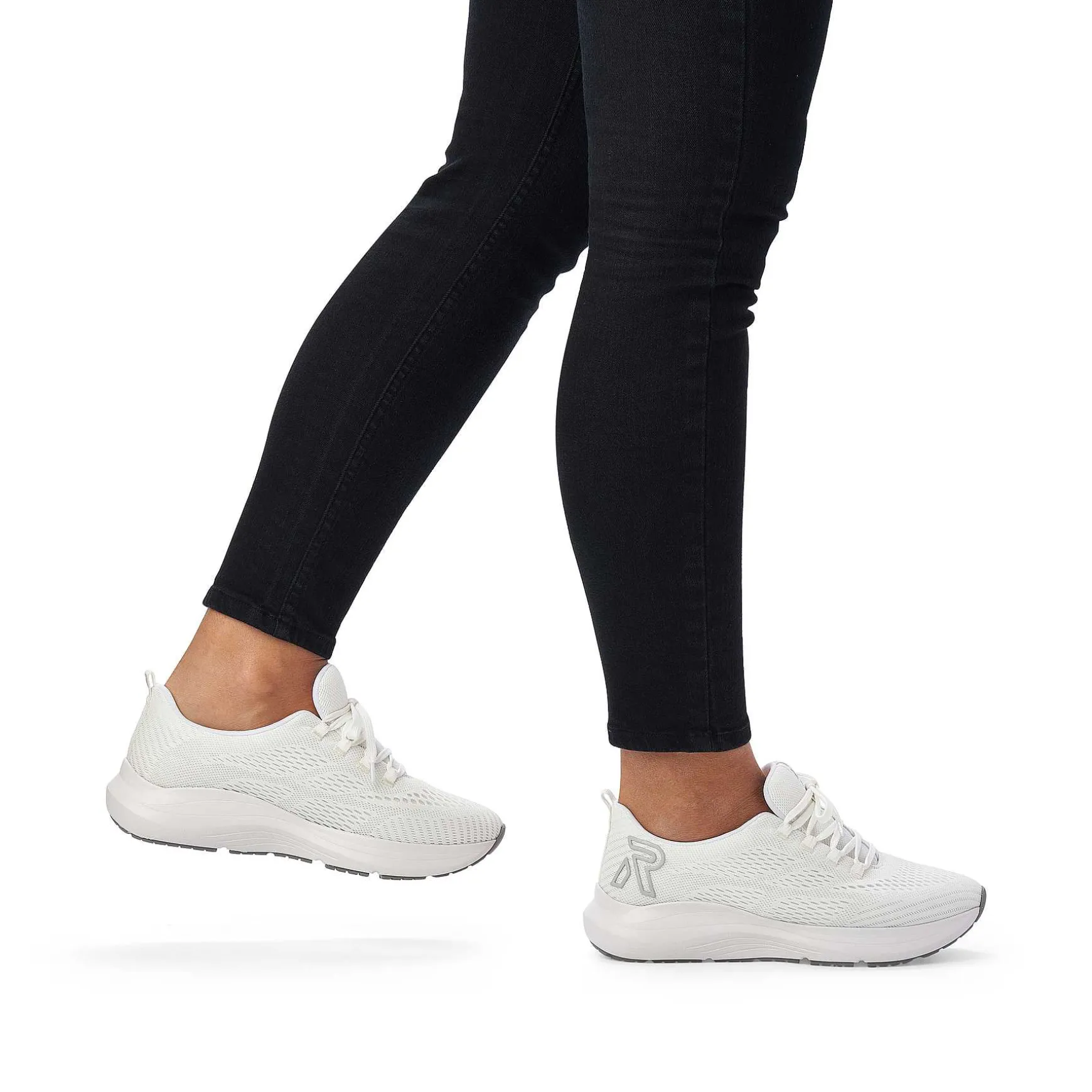 Rieker Women'S Sneaker Low Snow White
