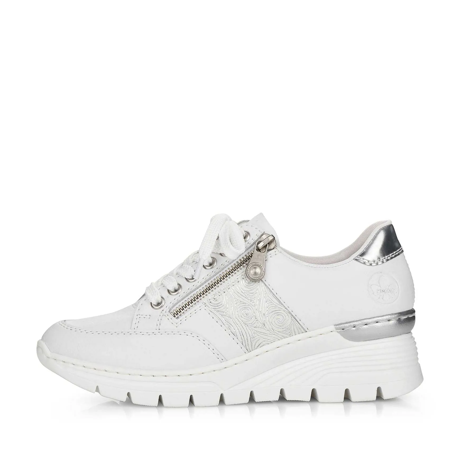 Rieker Women'S Sneaker Low Pure White