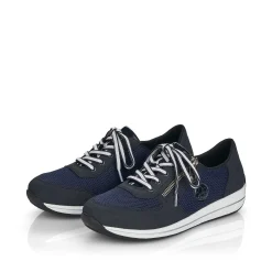 Rieker Women'S Sneaker Low Ocean Blue