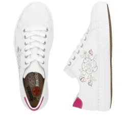 Rieker Women'S Sneaker Low Crystal White