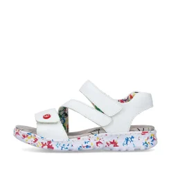Rieker Women'S Strappy Sandals Lily White