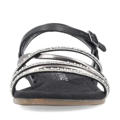 Rieker Women'S Strappy Sandals Jet Black