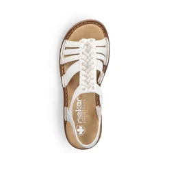 Rieker Women'S Strappy Sandals Light Beige