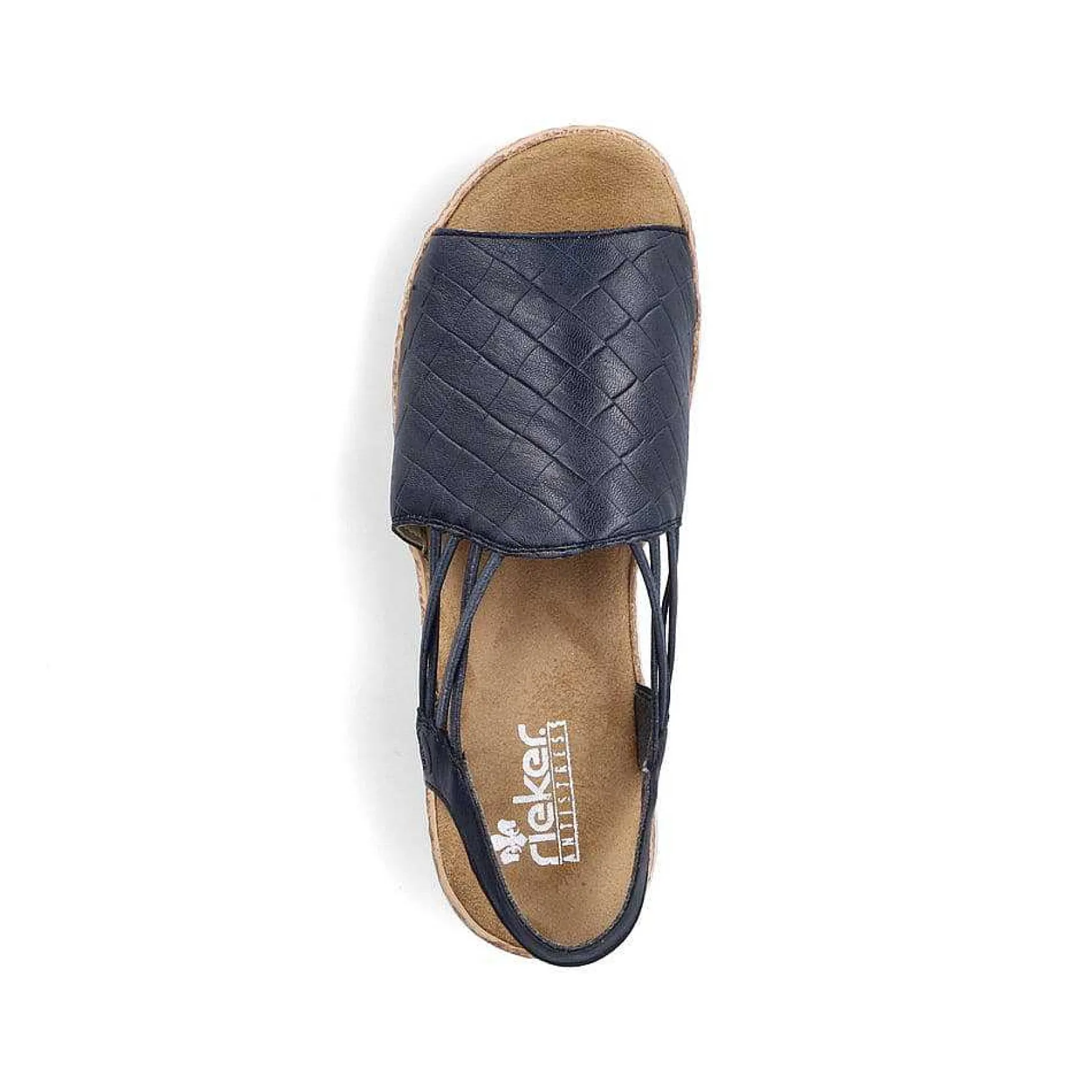 Rieker Women'S Strappy Sandals Navy Blue