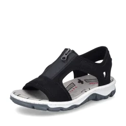 Rieker Women'S Trekking Sandals Jet Black