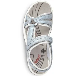 Rieker Women'S Trekking Sandals Sky Blue