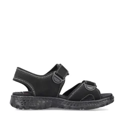Rieker Women'S Trekking Sandals Night Black