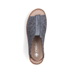 Rieker Women'S Wedge Sandals Slate Blue