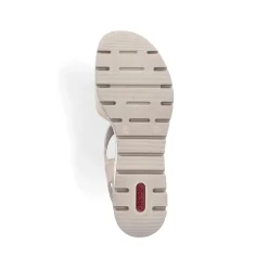 Rieker Women'S Wedge Sandals Champagne