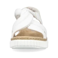 Rieker Women'S Wedge Sandals Snow White